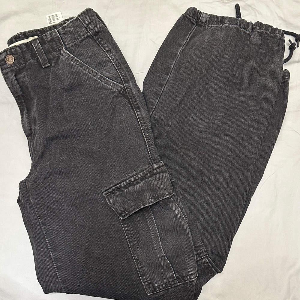 Levi's Charcoal Cargo Pants for Men